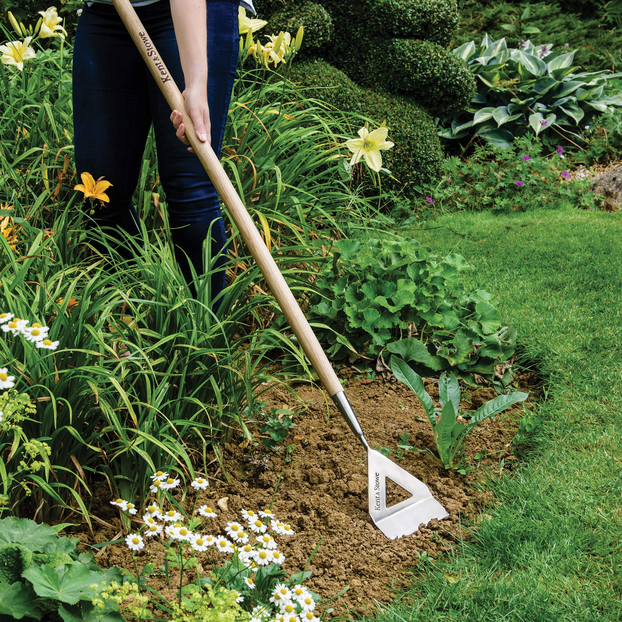 Amazon.com : Kent & Stowe Long Handle Dutch Hoe Made of ash Wood